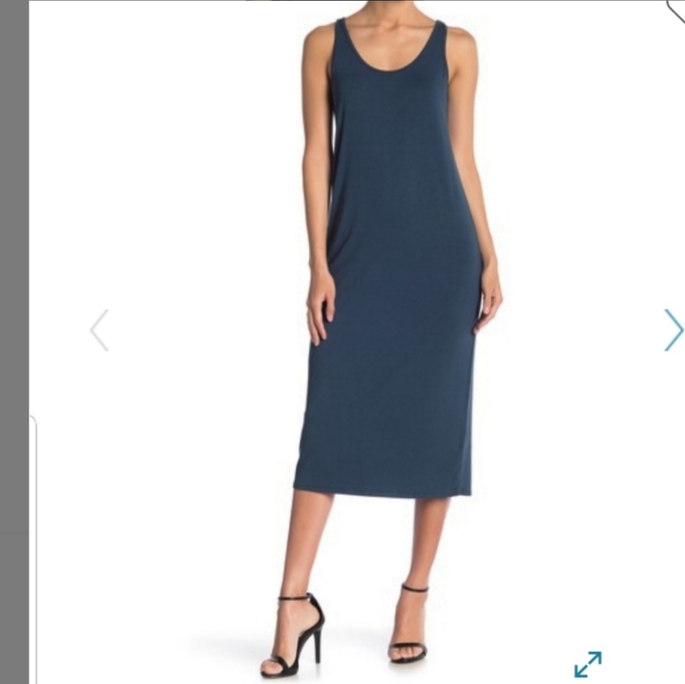 Super soft deep blue dress